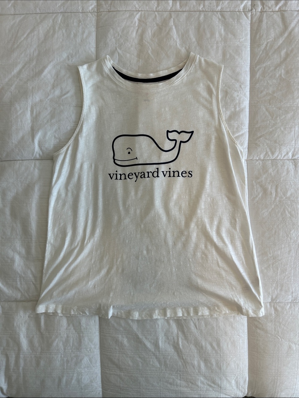 Vineyard Vines Whale Graphic Tank Top – White – Women’s Small (Target Collab)
